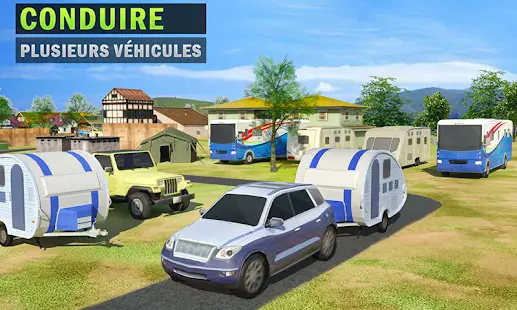 Aperçu Campeur Fourgon Camion Simulateur:Voiture Remorque - Img 2